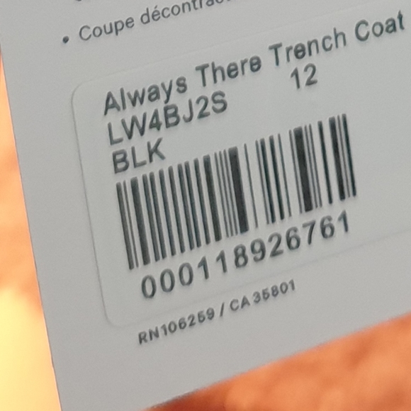 Lululemon | Always There Trench Coat | Black| Size 12 | Full Length | Sold Out | - Picture 11 of 11